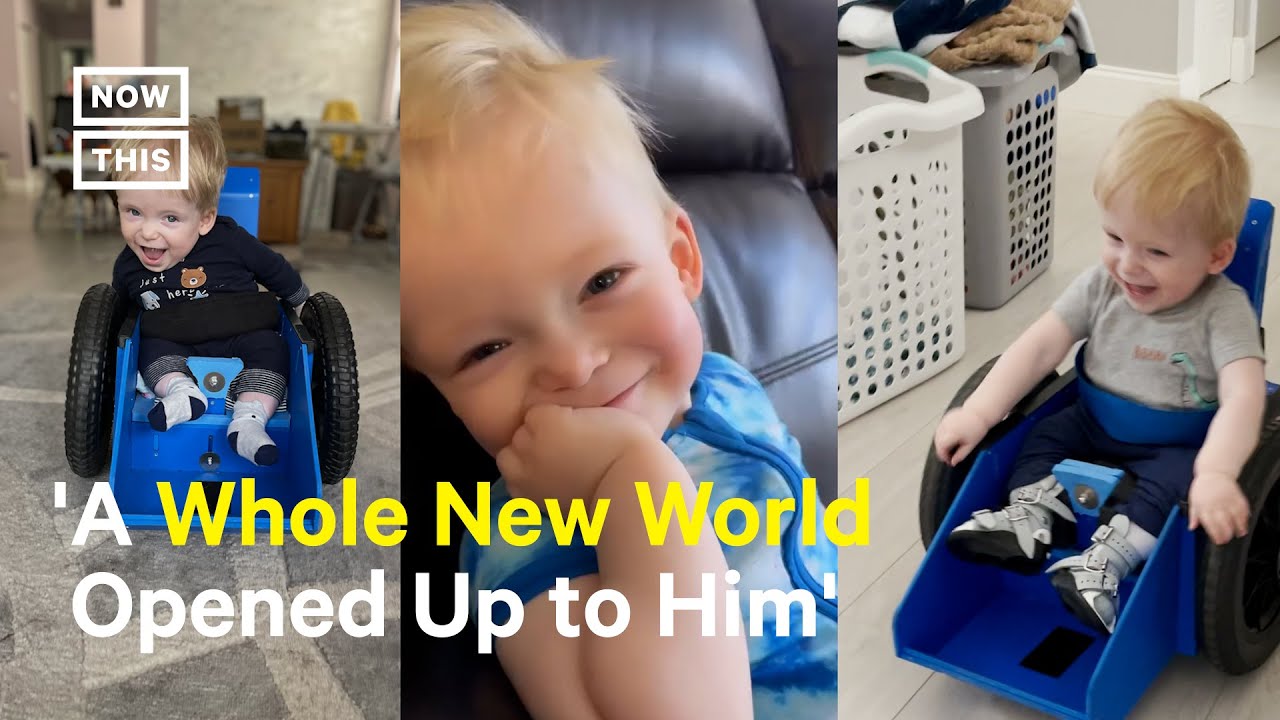 Toddler With Spina Bifida Learns to Use GoBro Wheelchair