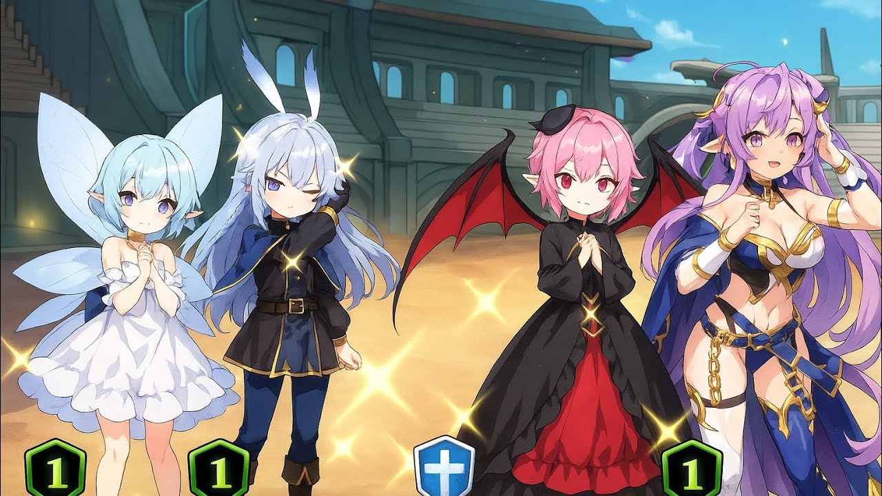 Neo Monster PvP match with 4 monsters 😘
