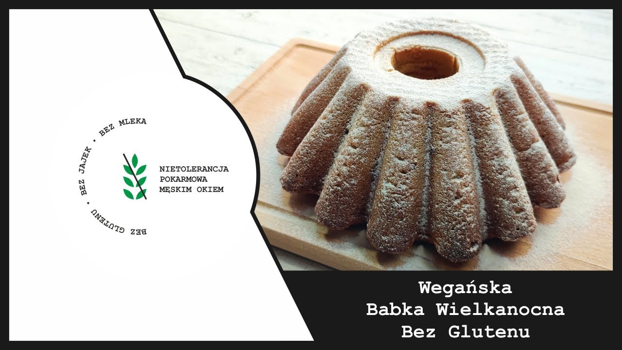 Wegańska Babka Wielkanocna Bez Glutenu