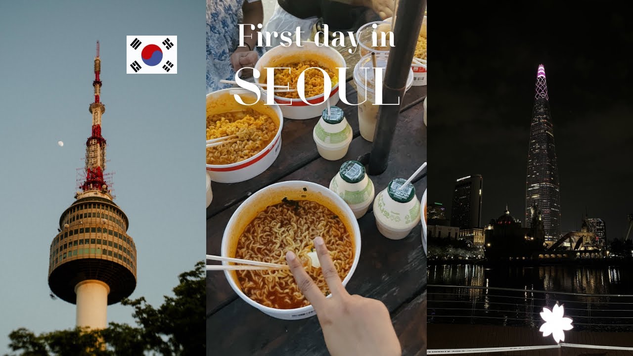First day in Korea🇮🇳🇰🇷-Landing in Korea-First  day in as an international student-Daiso, Mart vlog🇰🇷