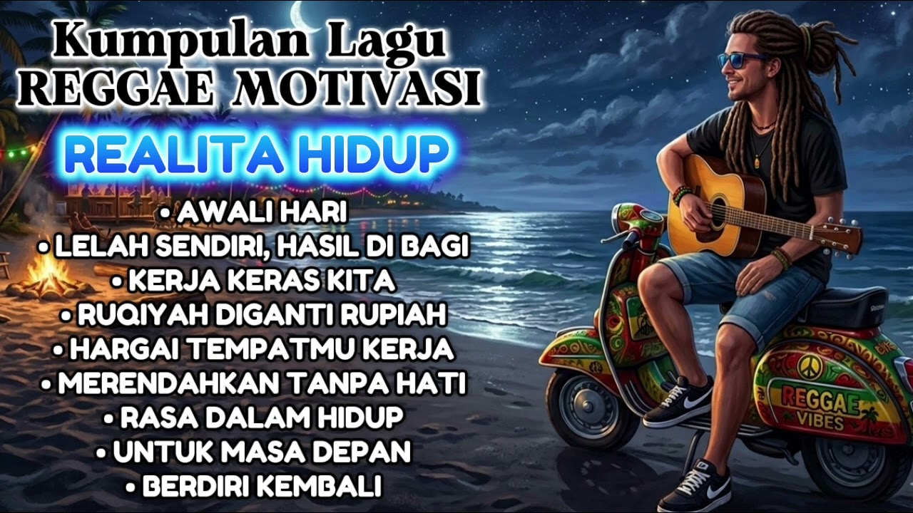 Kumpulan Lagu Reggae Motivasi - Teman Kerja | Realita Hidup 🌴🌅🌊🎸🎶
