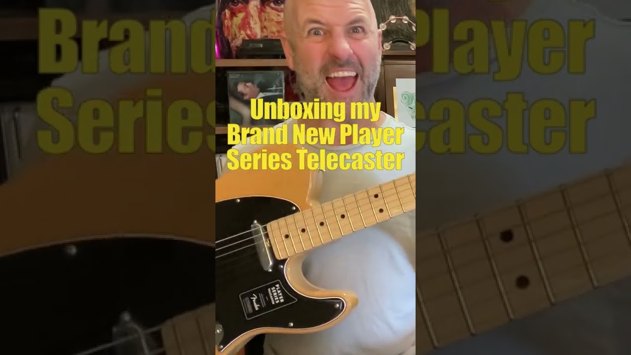 Unboxing My New Fender Player Series Telecaster! 