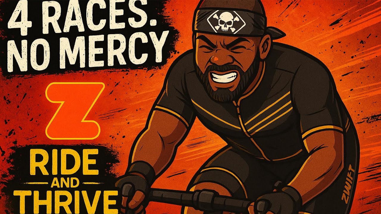 I Raced 4 Times in a Row on Zwift… What Was I Thinking?!