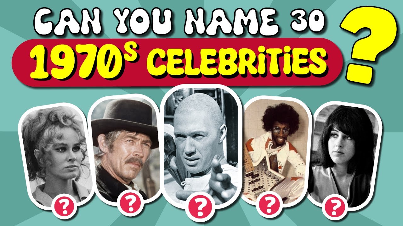 Can You Remember These Iconic 70s Celebrities?🧠 Senior QUIZ 👑