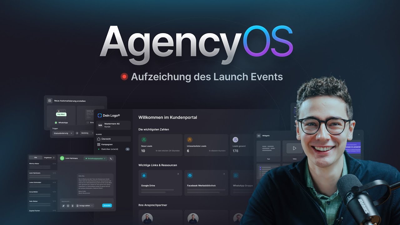 AgencyOS Live Launch - Aufzeichnung