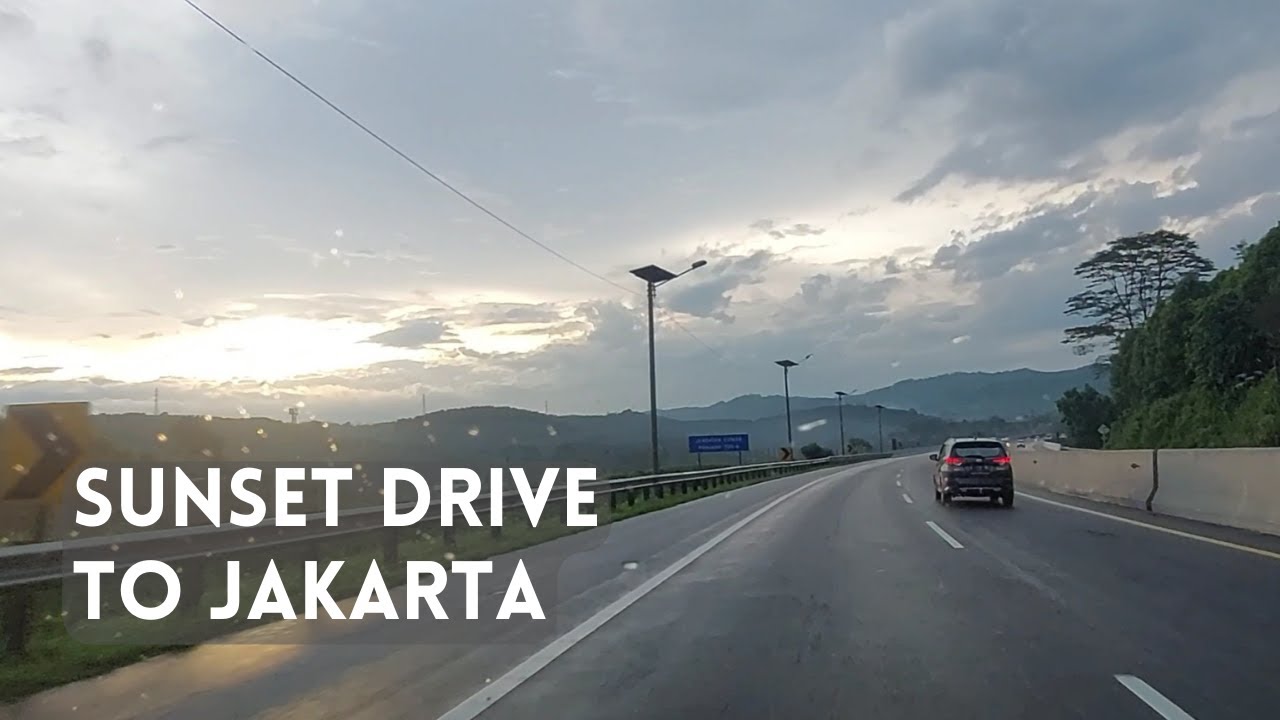 [Sunset Drive] Road Trip Padalarang to Jakarta: Stunning Sunset Views on the Cipularang Toll Road