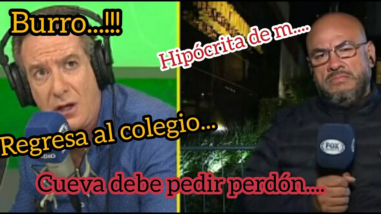 Periodistas peruanos pelean en vivo (Fox Sport radio Perú) caso cueva