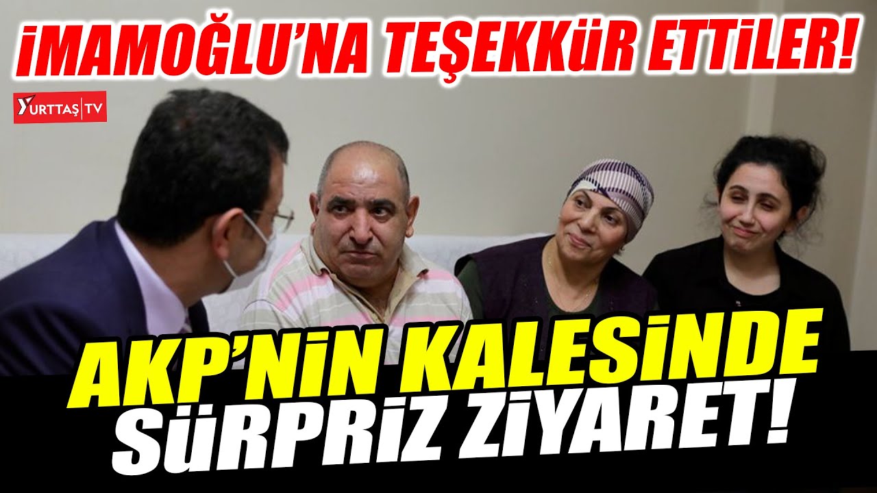 AKP'nin kalesinde sürpriz ziyaret! Ekrem İmamoğlu'na teşekkür ettiler!