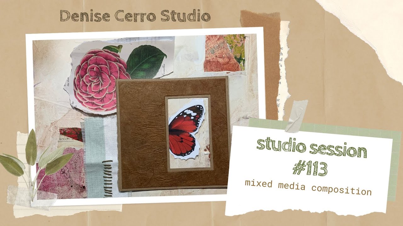 Studio Sessions #113 Mixed Media Composition