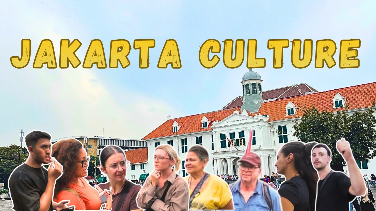 PERTAMA KALI! Reaksi Bule Keliling Jakarta 🇮🇩 – Kota Tua, Jamu & Masjid Istiqlal