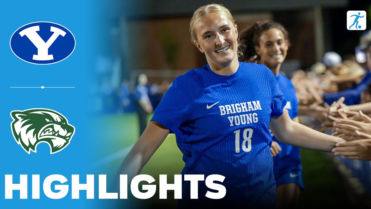 BYU vs Utah Valley | NCAA College Women's Soccer | Highlights - September 12, 2025