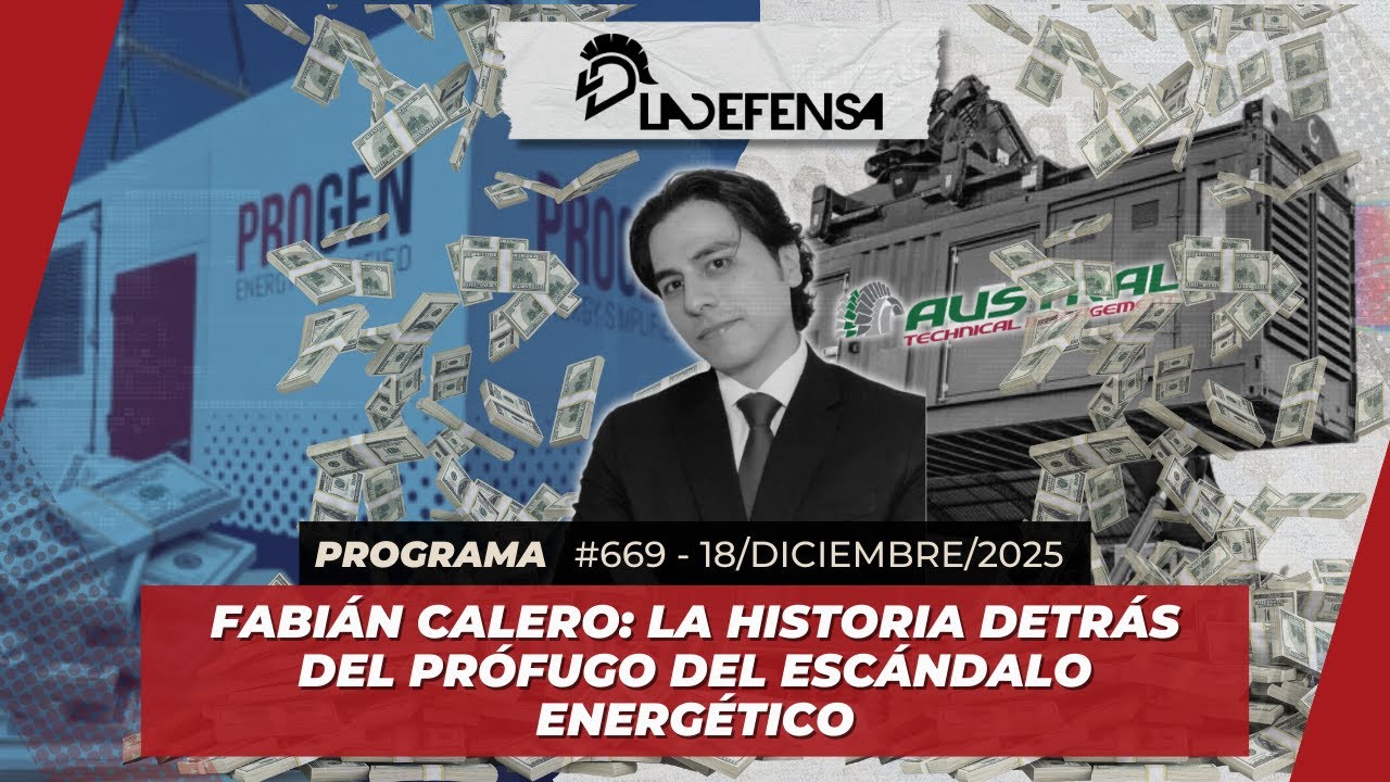 2X669 | FABI&Aacute;N CALERO: LA HISTORIA DETR&Aacute;S DEL PR&Oacute;FUGO DEL ESC&Aacute;NDALO ENERG&Eacute;TICO