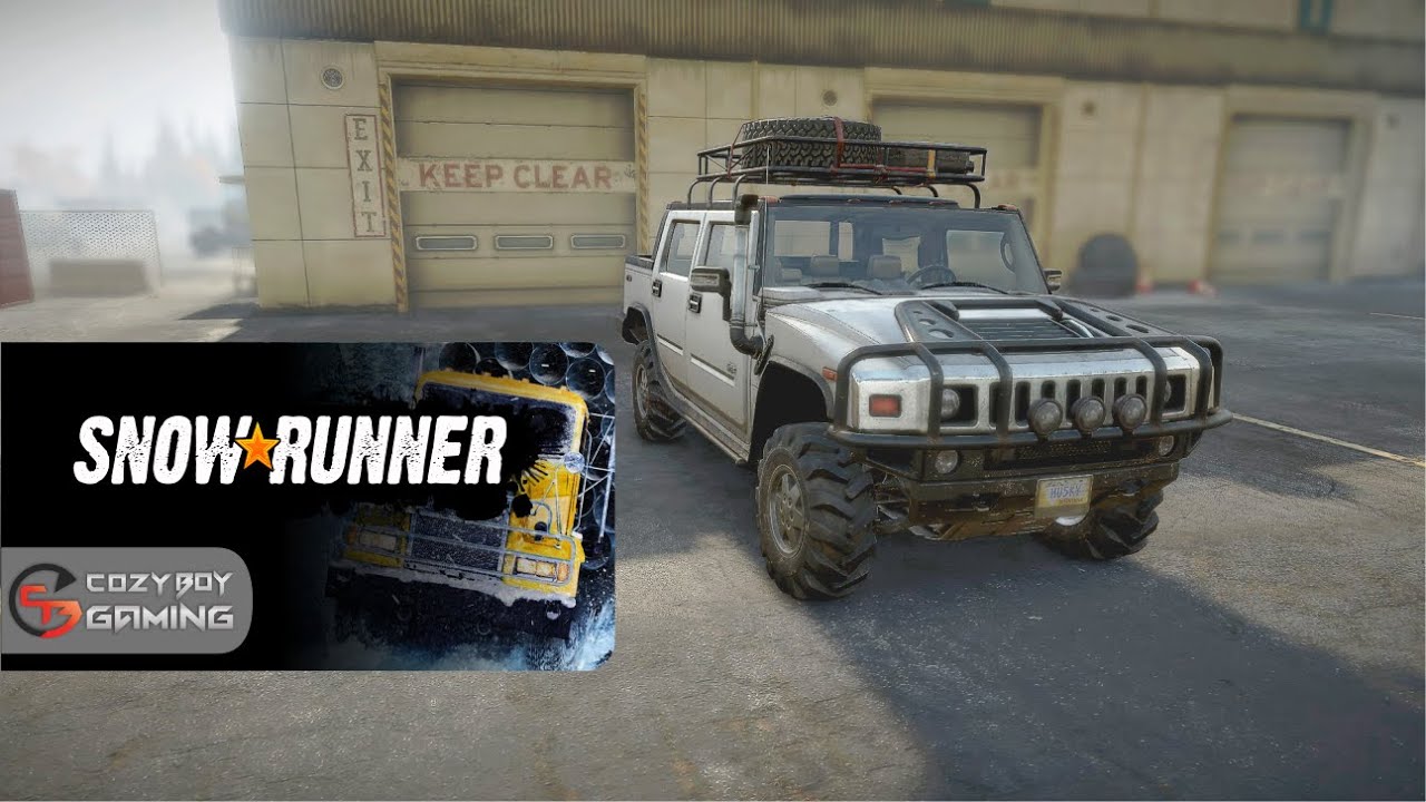 SnowRunner (Hummer H2 - Off-Road Up the Hill - Black River) | PC Gameplay [1080P FHD 60FPS]
