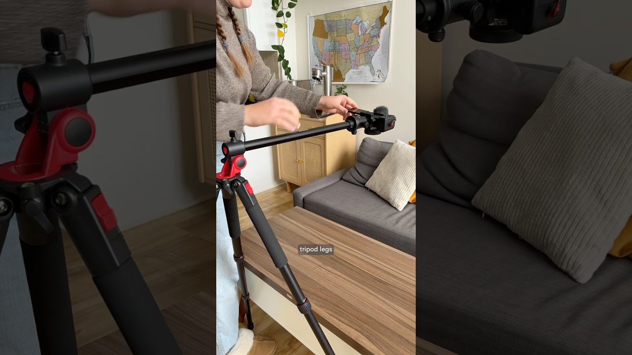 How to film overhead / top down shots for YouTube #tutorial #camerastuff