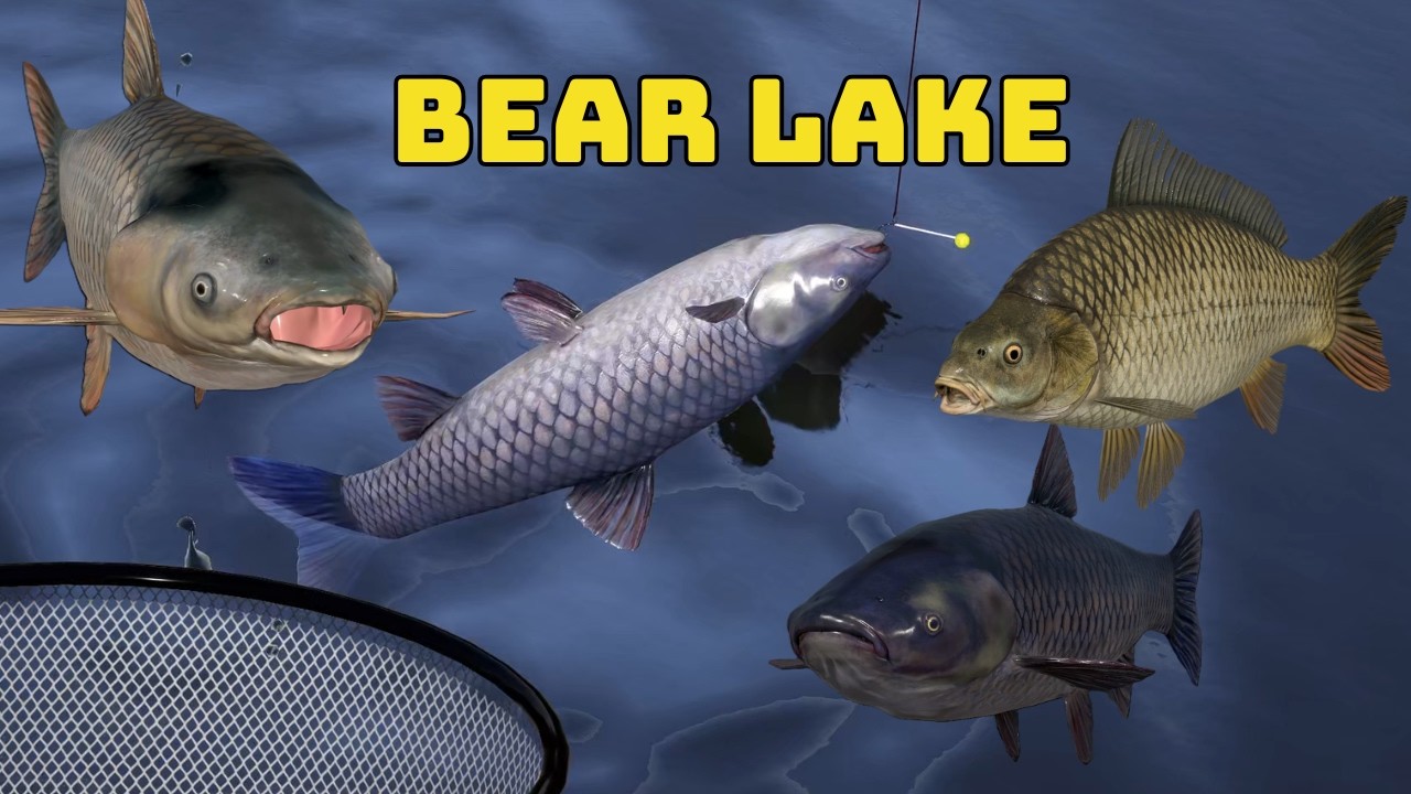 Karpie na klasyczny włos i test na dwóch kontach Bear lake (165) Russian Fishing 4