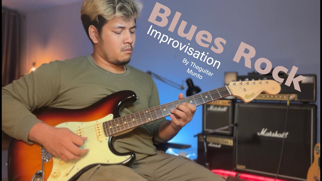 Improvisation EP.100 - Blues Rock Jam in Am By Munto