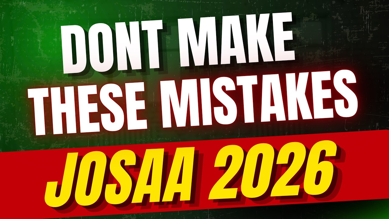 JoSAA Counselling 2026: Don't Make These Mistakes! Complete Process, Fees & Rules