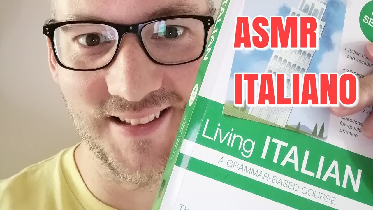 ASMR in Italiano || Straniero leggendo un libro per studenti d'italiano