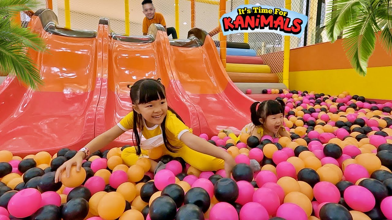 PEROSOTAN MANDI BOLA TERBESAR WARNA WARNI - PLAYGROUND ANAK PANDA BINATANG LUCU