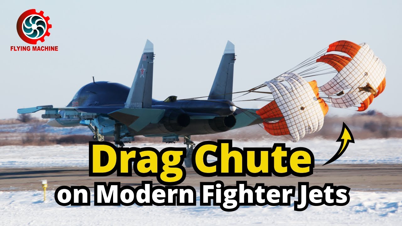 Drag Chute System on Modern Fighter Jets