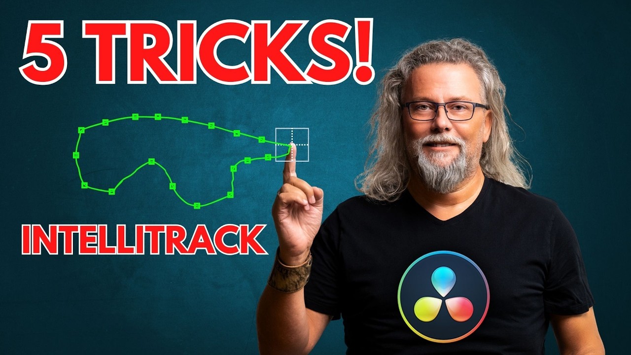 5 Tricks: Smarteres Tracking dank KI - IntelliTrack | DaVinci Resolve Tutorial