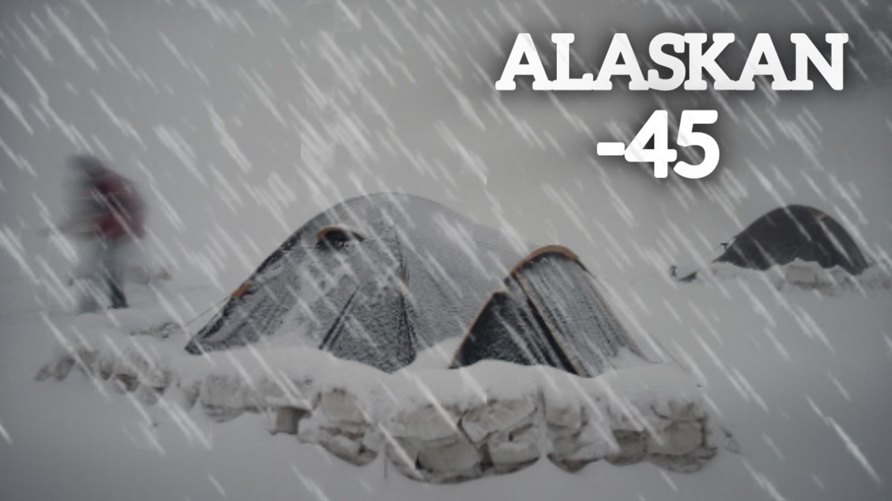 I SURVIVED a -45°F BLIZZARD  COLD WINTER CAMPING ALONE in a HOT TENT EXTREME Winter SNOW STORM