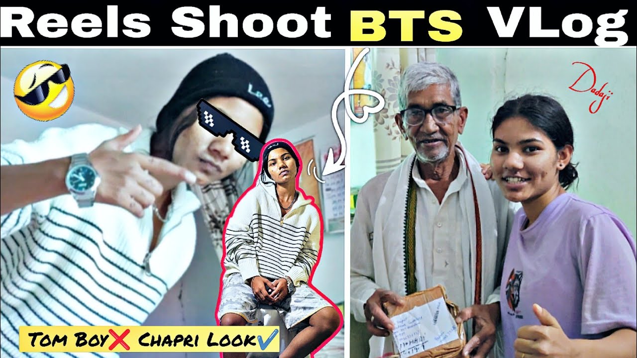 Aaj Maine Kiya Chapri Wala Look 😂😆 | Behind The Scene