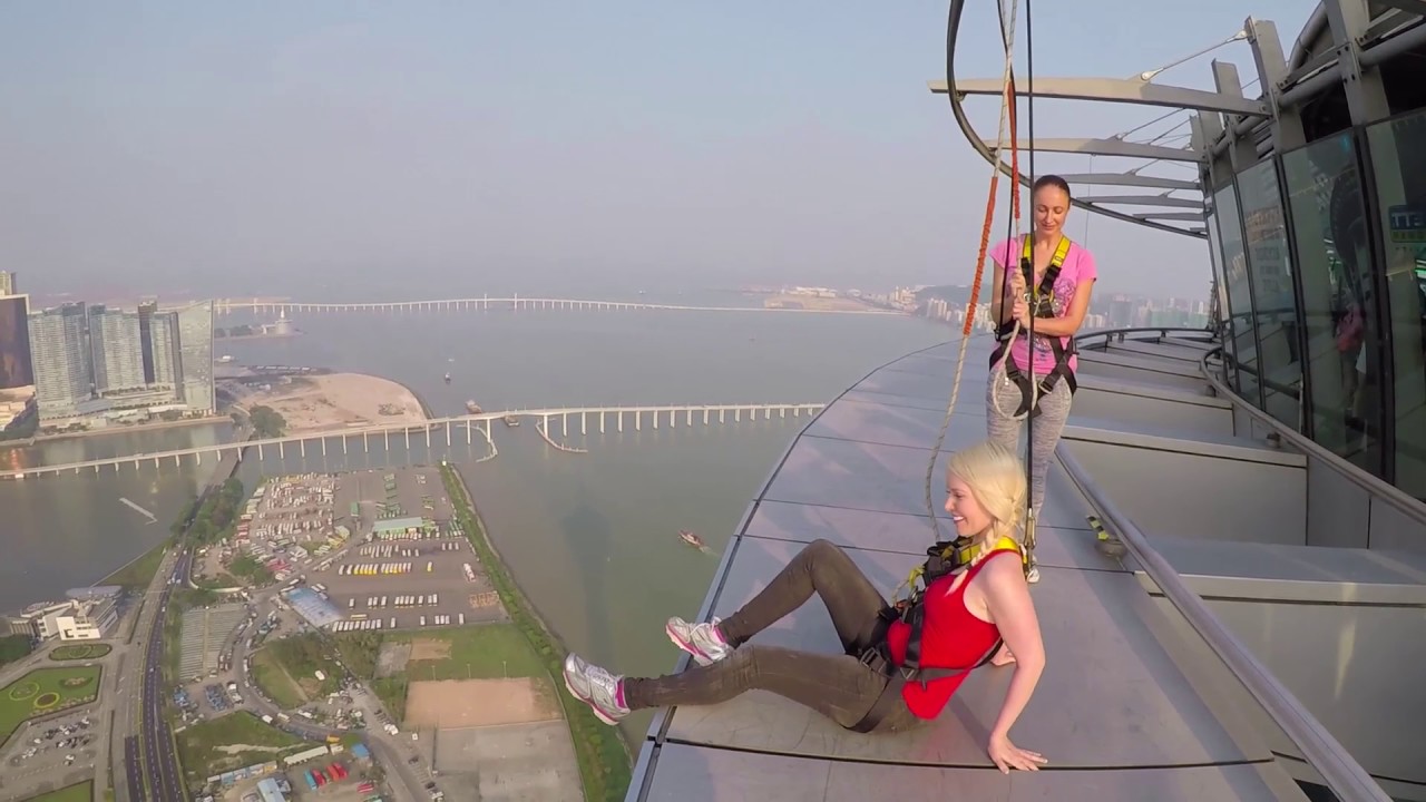 Macau Skywalk with The Travelling Beauty Queen👸🏼💃🏼😎☁❤