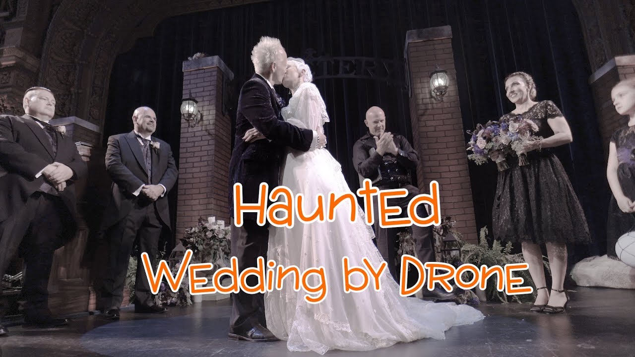 Haunted Wedding by Drone at Tampa Theatre