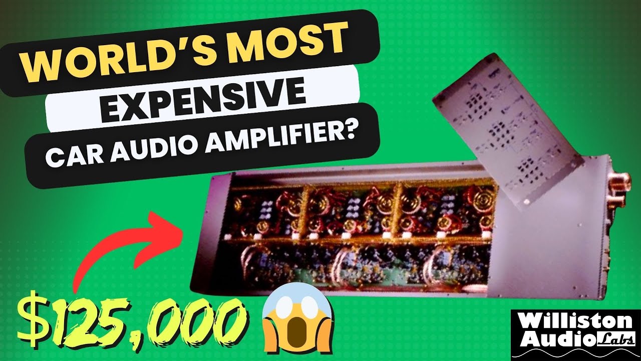The Story Behind The World's Most Expensive Car Audio Amplifier