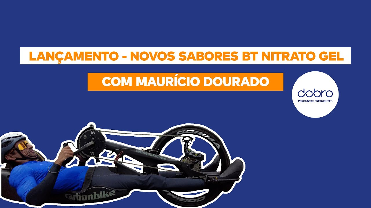 LAN&Ccedil;AMENTO - NOVOS SABORES BT NITRATO GEL COM MAUR&Iacute;CIO DOURADO