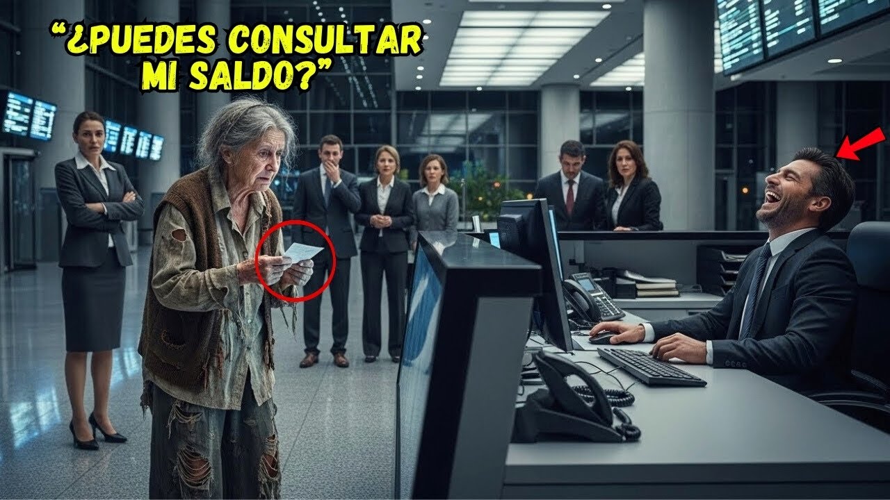 ¿Puedes consultar mi saldo? Dijo una mujer pobre; el gerente rió hasta saber que era la CEO