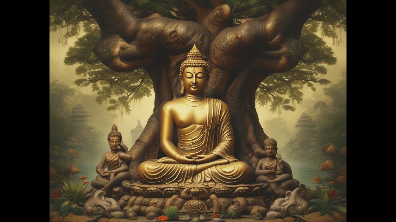 BUDDHA UNDER THE BODHI TREE (páli)