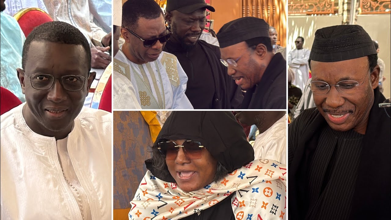 Djal de Serigne mame mor mbacké, Amadou Ba, aissatou diop fall à Youssou ndour au deuil de Son papa