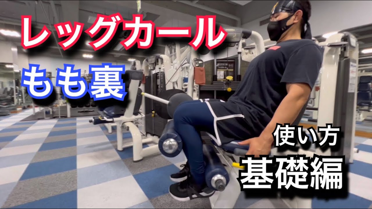 レッグカール基礎編使い方