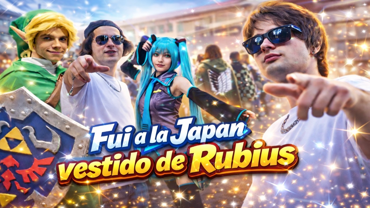 Me disfracé de RUBIUS en la JAPAN WEEK y esto pasó...| Vlog