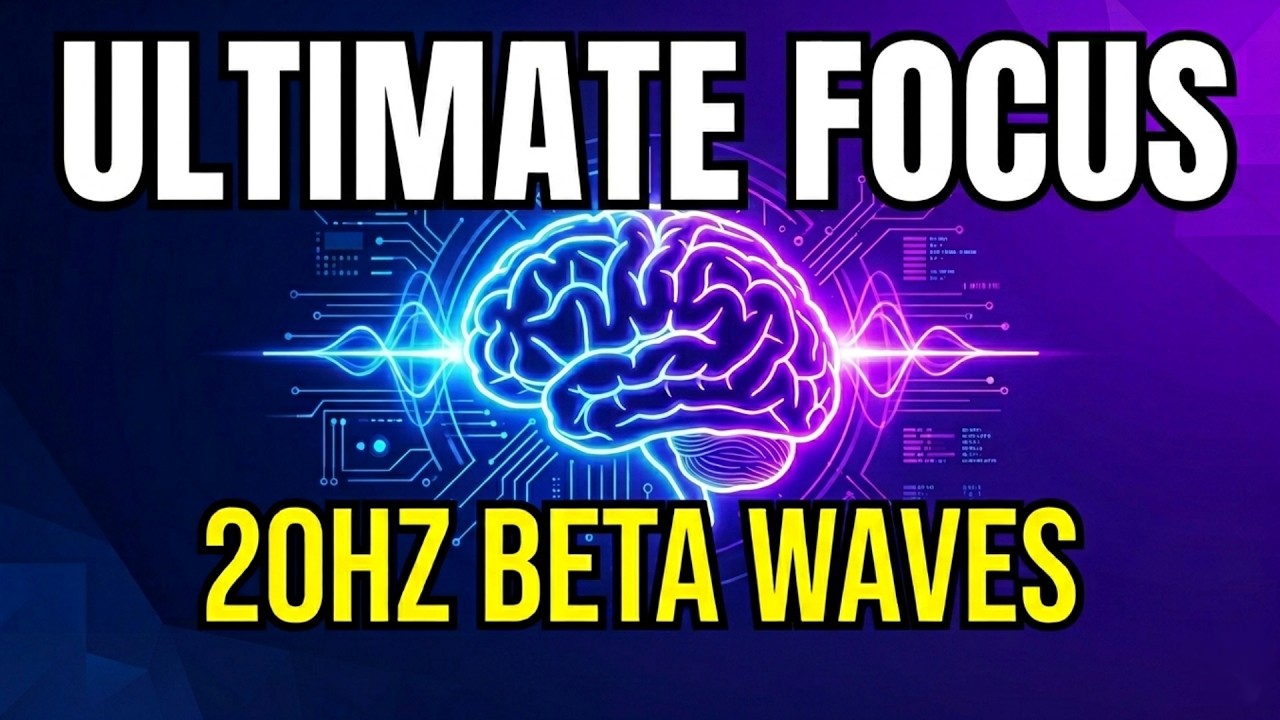 Intense Focus: 40Hz Gamma Binaural Beats for Deep Study and Concentration | 10 Hours