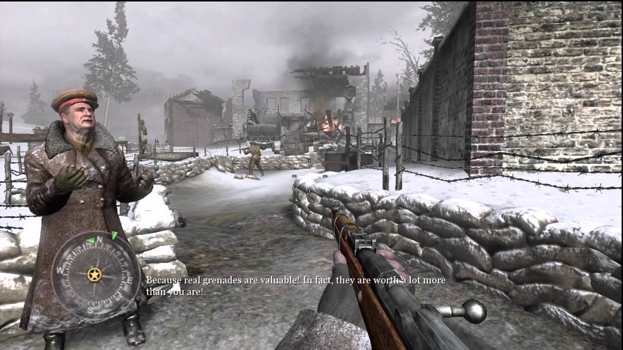 Call of Duty 2 Red Army Training Mission 1 HD