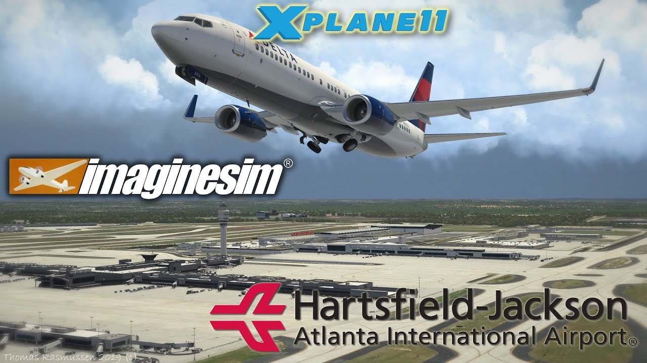 Imaginesim KATL Hartsfield-Jackson Atlanta Intl Airport for X-plane 11
