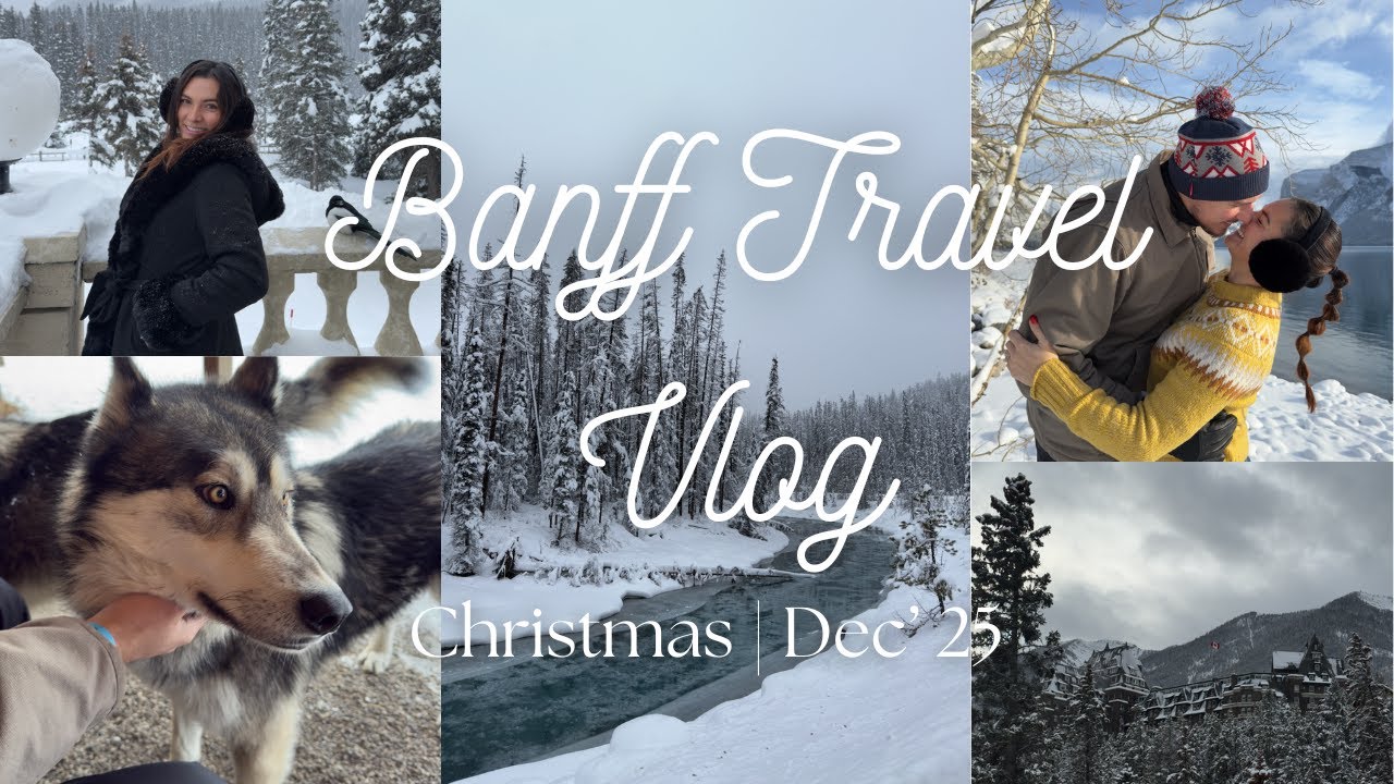 Banff in Winter ❄️ A Cozy White Christmas Trip | Travel Vlog