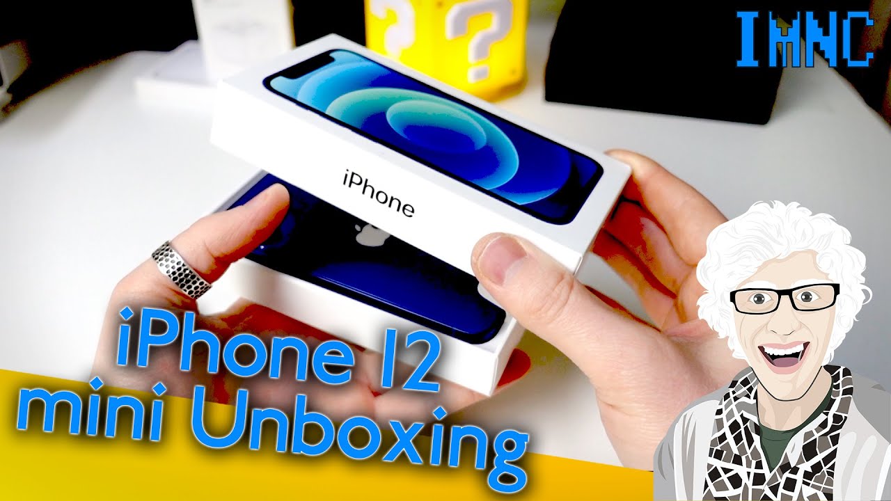 Распаковка iPhone 12 mini (64 ГБ, синий)