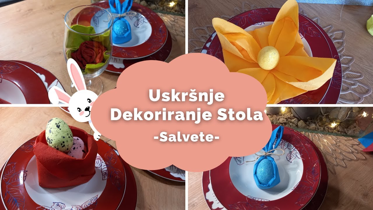 4 Ideje za Dekoriranje Uskršnjeg Stola