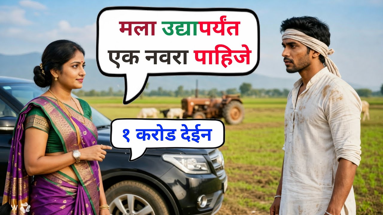 ती मोठी श्रीमंत व्यावसायिक आणि योगेश मात्र शेतात कष्ट करणारा सामान्य तरुण | Marathi Katha 