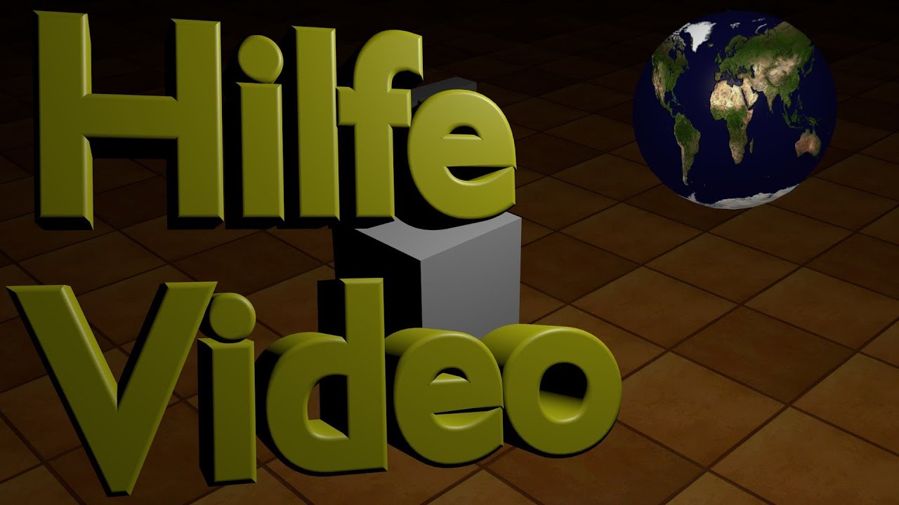 Blender Tutorial - Hilfevideo - Blender Game Engine 3d Tutorial