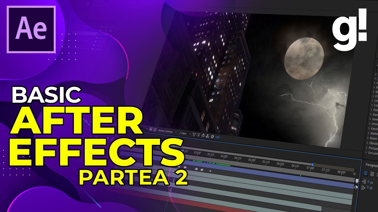 TUTORIAL AFTER EFFECTS - BASIC PARTEA 2 [GENIAL!] ROMANIA