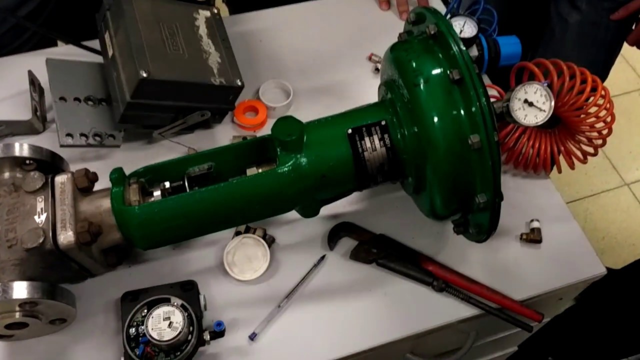 Calibración de válvula actuador y posicionador
