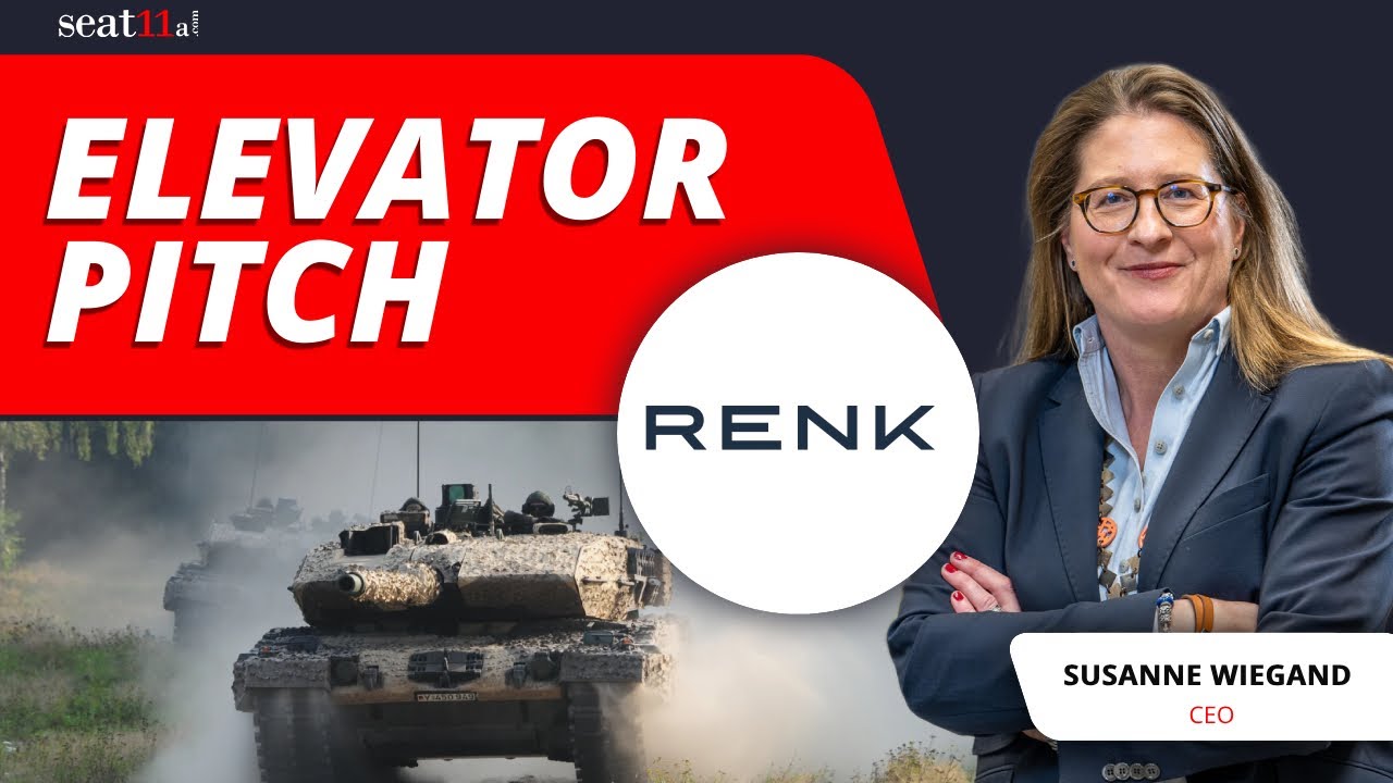 RENK Group AG Elevator Pitch | CEO Unveils Vision for Global Defense and Sustainability