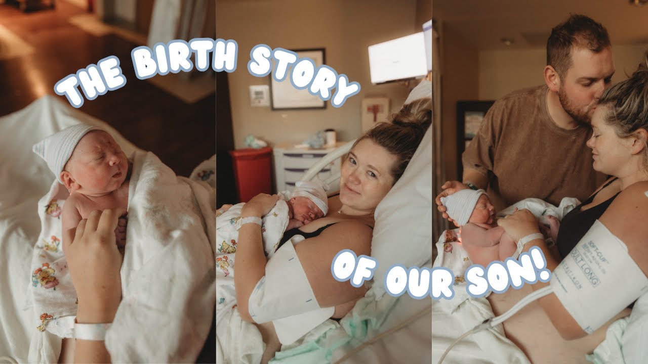 THE BIRTH STORY | navigating an unexpected birth that didn't go as planned + introducing crew ☁️🩵☀️