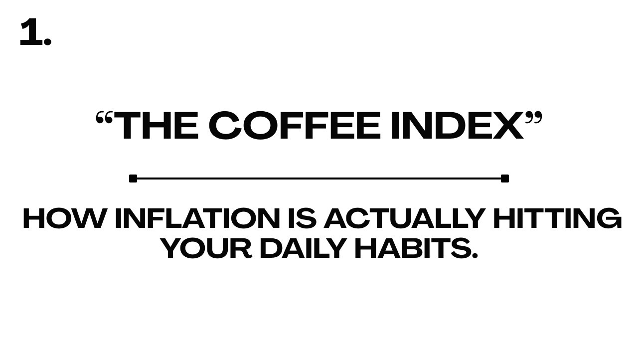 The coffee Index: how inflation is actually hitting your daily habits