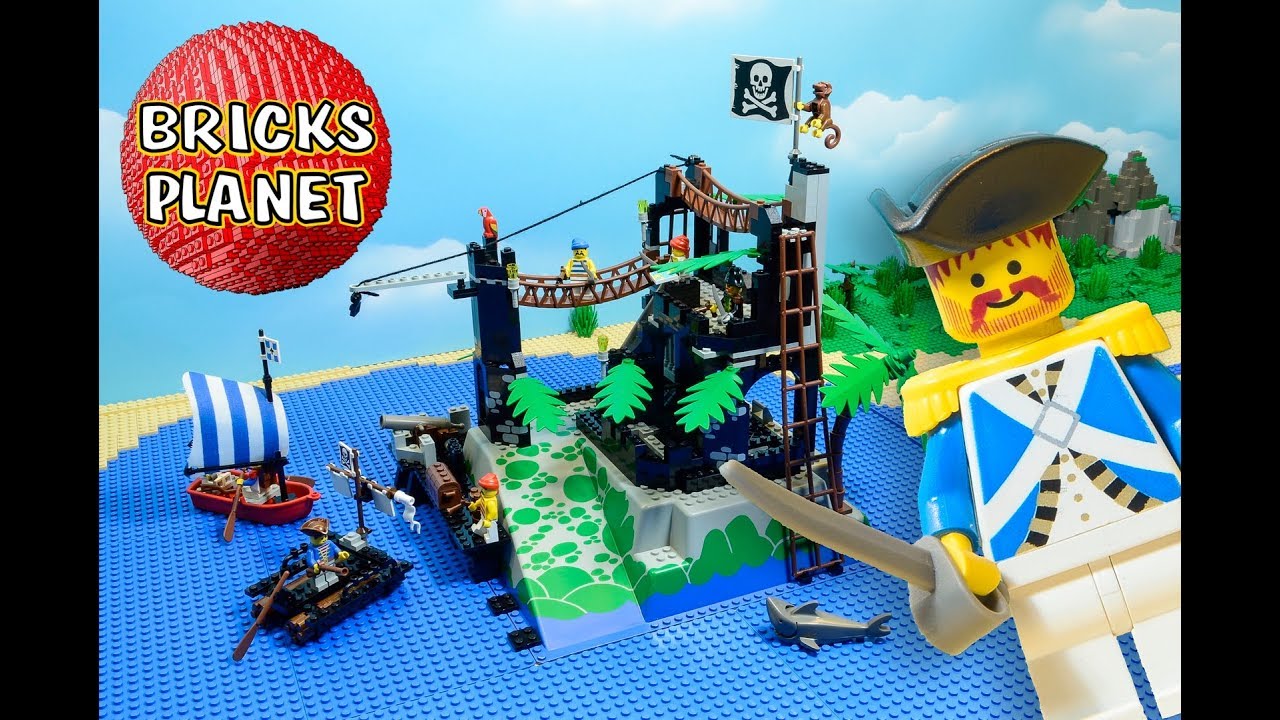 LEGO Pirates 6273 Pirates Rock Island Refuge - Stop Motion Review